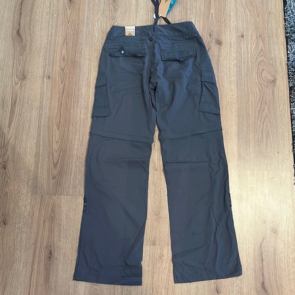 Women's Grey Convertible Prana Pants - Picture 2 of 9